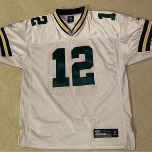 NFL /Reebok Aaron Rodgers White Jersey